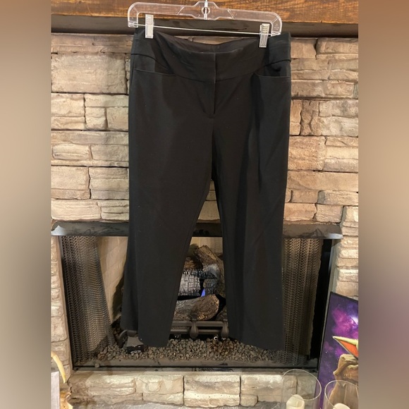 EXPRESS crop length (ankle) black trouser - Picture 1 of 3